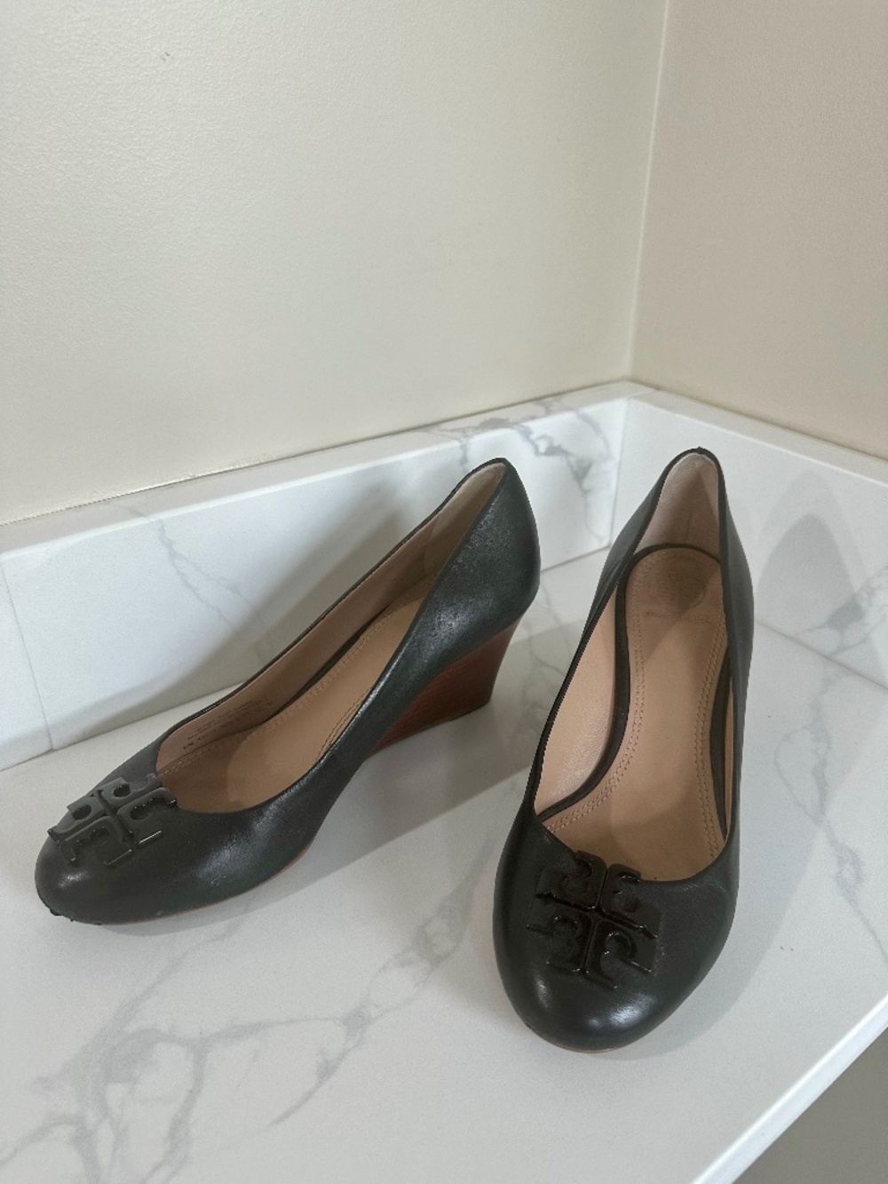 Tory Burch wedge heels - size 7
